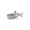 White, variant on Skeleton Shark Figurine, Fully Articulated Ocean Animal Model With Movable Joints And Keychain Design, 3D Printed Collectible Ornament For Desktop Decoration Gift And Hobby Display