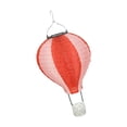 thumbnail image 2 of Linterna solar con globo aerostático, decoración para jardín al aire libre, adorable lámpara solar colgante. rosa y rojo, 2 of 9