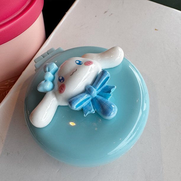 Sanrio Kuromi Cinnamoroll Mini peine de dibujos animados Melody Pochacco lindo espejo plegable portátil peine de masaje niños estudiantes peine