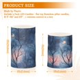 thumbnail image 6 of Yayeee Flameless Candles with Remote Flickering Battery Operated Multi Color Changing, Trees in The Night, 6 of 7