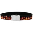 thumbnail image 3 of Flame Adjustable Canvas Military Web Belt With Metal Buckle 32 to 72, 3 of 3