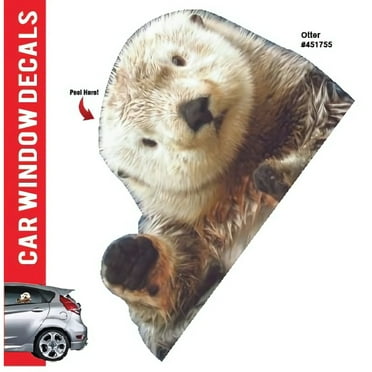 Car Window Decal - 3D - (Otter)