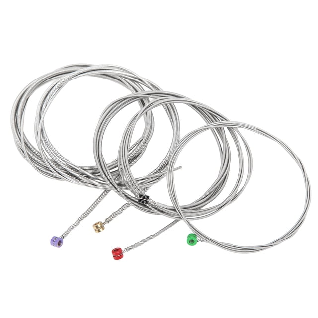 Bass String Accessory,5Pcs Bass String Colourful Guitar Strings Bass String Optimized for Excellence
