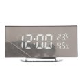 thumbnail image 1 of Reloj De Alarma Digital Grande, 3 Niveles De Brillo Moderno Reloj De Pantalla LED Con Repetición, Pantalla De Humedad De Temperatura, Batería USB Para Dormitorios, 1 of 7