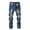 6# Blue, variant on Ingzy Boys' Ripped Slim Fit Jeans, Teen Boys' All-Season Denim Pants with Pockets and Zipper