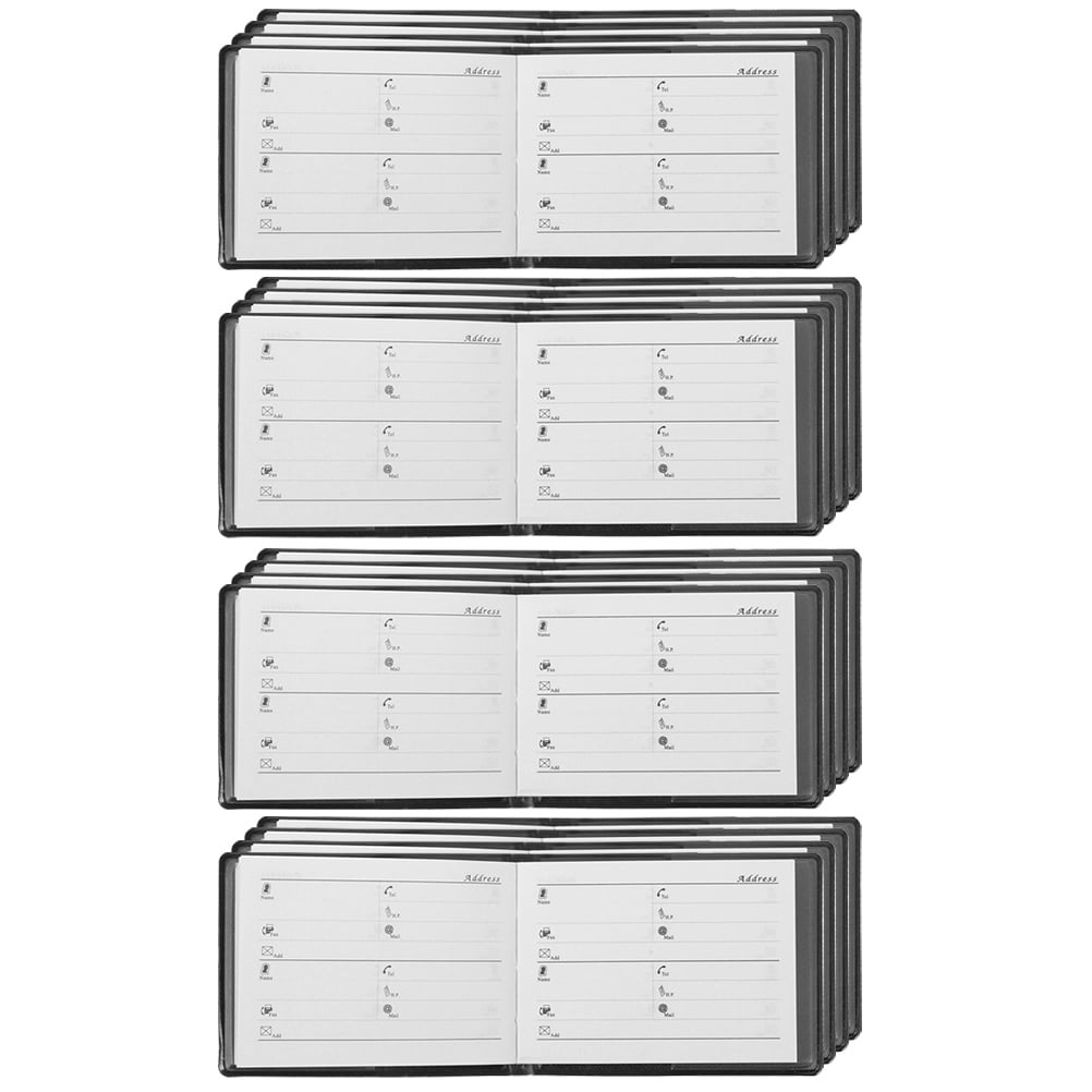 12Pcs Small Address Book Pocket Phone Number Notepad Small Telephone