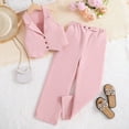 thumbnail image 3 of Zecgelong Toddler Girls Summer Sleeveless Solid Tops And Pants 2PCS Outfits Clothes Set For Children Clothes Girls Outfits Sets Age 8-9 Years, 3 of 3