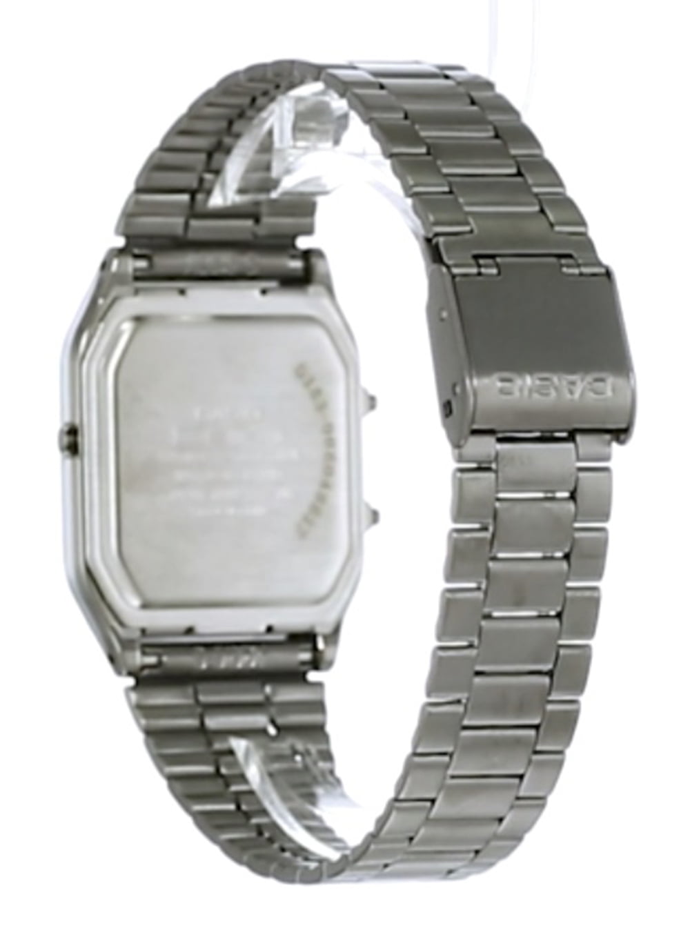 Casio Men's Vintage Ana-Digi Quartz Blue Dial Stainless Steel Watch AQ230GG-2A
