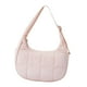 thumbnail image 4 of Bolso tipo hobo con cierre de cremallera debajo del brazo para fiestas, trabajo, compras, viajes festivos Rosa, 4 of 9