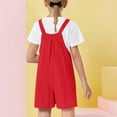 thumbnail image 5 of breaise Girls Romper Jumpsuit Casual Overalls Shorts with Adjustable Straps Pockets Summer Trendy Shortalls, 5 of 6