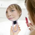 thumbnail image 2 of Makeup Vanity Set with Lights Hand Held Folding Hanging Double Portable Magnifying Makeup Portable Suction Cup Magnifying Glass Upgrade 15x Magnification, 2 of 4
