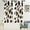Brown, variant on Cow Print Pattern Curtains Room Cute Black White Spot Rustic Fur Skin Farmhouse Cowhide Animal 42W x 63L Inch Rod Pocket Curtain for Bedroom Kitchen Living Room Window Drapes Treatment Fabric 2 Panels