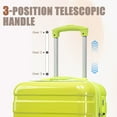 thumbnail image 5 of 14"/20" 2 pcs/set in PC Spinner Wheel Luggage, Carry on Suitcase, With Gradient Color and Combination Lock, 5 of 9