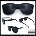 thumbnail image 2 of Kush Slim Square Sunglasses for Men UV400 Lightweight Minimal Modern Eyewear Matte Black Frame, 2 of 6