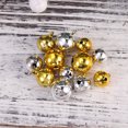 thumbnail image 2 of 12 cascabeles pequeños para mascotas, cuentas sueltas, cascabeles para mascotas, gatos, cachorros, perros, campanas para collar, fiesta de Navidad, accesorios para manualidades (dorado+plata, 14 mm), 2 of 5