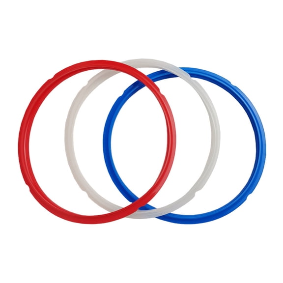 3Pcs Pressure Cooker Gasket Pressure Cooker Sealing Rings Silicone Pressure Cooker Sealing Rings for 3qt 5qt 6qt 8qt