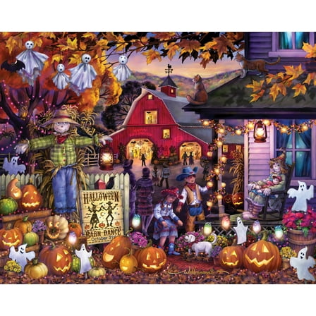 Vermont Christmas Company 500-Piece Halloween Dance Cardboard Jigsaw Puzzle