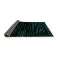 thumbnail image 2 of Ahgly Company Indoor Square Abstract Turquoise Blue Modern Area Rugs, 8' Square, 2 of 4
