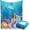 Mermaid, variant on Custom Xmas Photo Blankets Personalized Picture Couples Customized I Love You Family Hallmark Movie Watching Blanket for Wife Husband Girlfriend Boyfriend - 2 Photos Merry Christmas