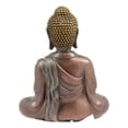 thumbnail image 3 of Shakyamuni Buddha With Swastika Amulet Meditating Small Statue Amitabha Decor, 3 of 4