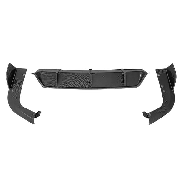 Compatible With 19-23 BMW G05 X5 M Sport IKON Style Carbon Fiber Print Rear Diffuser ABS PP 3PCS