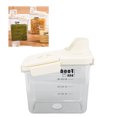 thumbnail image 1 of Contenedor de Almacenamiento dispensador de Arroz, Cubo de Arroz Pequeño Con Taza Medidora y Boquilla Vertible, Contenedor de Almacenamiento de Cereales, Receptor, 1 of 7