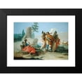 thumbnail image 2 of Giovanni Battista Tiepolo 14x11 Black Modern Framed Museum Art Print Titled - Armida Abandoned by Rinaldo (1742), 2 of 5