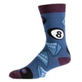 thumbnail image 3 of OoohYeah Men's Funny Colorful Crew Socks, Novelty Cotton Lightweight Socks - Ask Me, 3 of 4