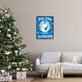 thumbnail image 2 of Stay Cool This Holiday Musician Snowman Holiday Graphic Art Black Framed Art Print Wall Art, 2 of 7
