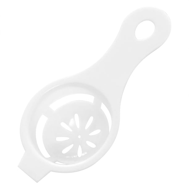 Separador de huevos de plástico - 12,8 cm, fácil de limpiar, compacto - para separar clara y yema en la cocina