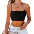 thumbnail image 3 of Diufon Camisole Tops for Women Summer Casual Scoop Neck Spaghetti Strap Crop Tank Tops Sleeveless Basic Top, 3 of 6