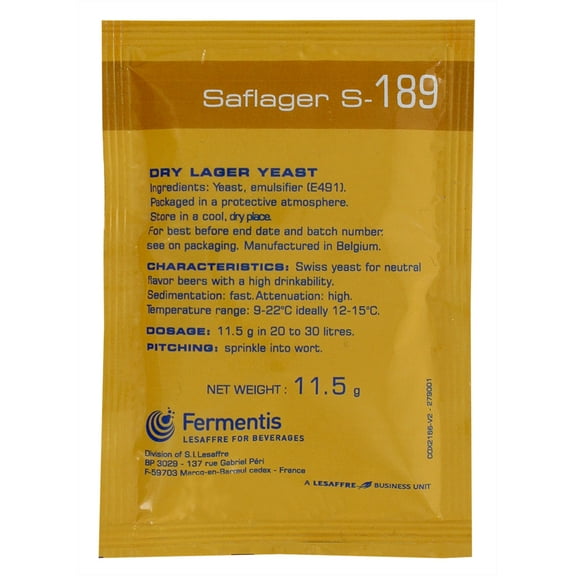Fermentis Saflager S-189 Dry Lager Yeast