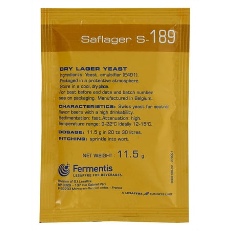 Fermentis Saflager S-189 Dry Lager Yeast