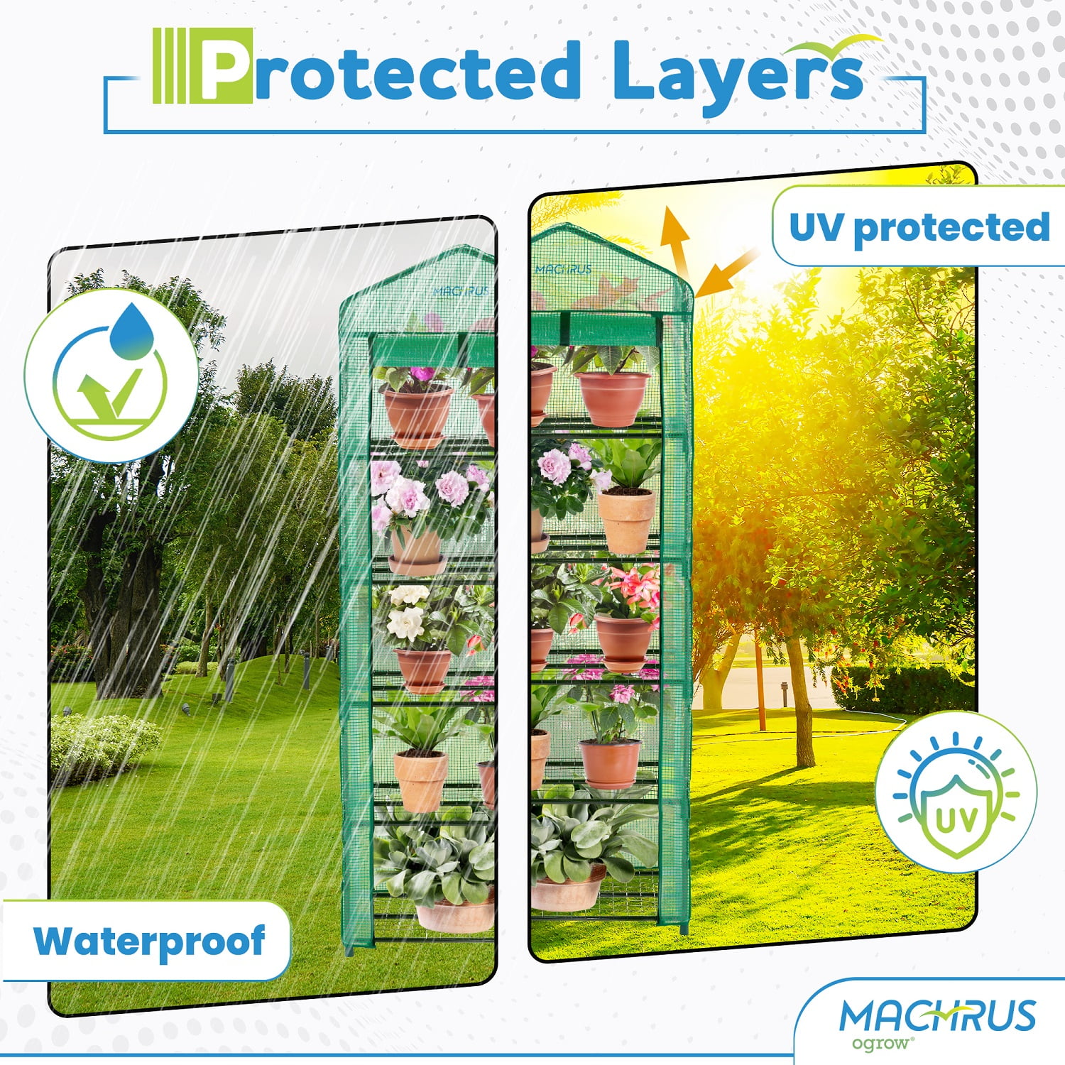 Machrus Ogrow Ultra-Deluxe 5 Tier Portable Bloomhouse