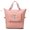 sweet powder, variant on LOVECM Foldable Dry/Wet Separation Travel Bag, Large Capacity Folding Travel Bag, Weekender Overnight Travel Duffel for Women, Foldie Expandable Tote Gym Bag