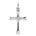 thumbnail image 3 of Finest Gold 14K White Gold 0.06CT Diamond Cross Pendant, 3 of 4