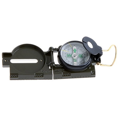 Metal Lensatic Compass Military Camping Hiking Army Style Survival Marching OJ 