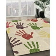 thumbnail image 3 of Ahgly Company Machine Washable Indoor Rectangle Transitional Golden Blonde Gold Area Rugs, 2' x 3', 3 of 7