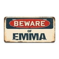 thumbnail image 1 of SignMission A-LP-04-502 Beware of Emma Aluminum License Plate, 1 of 1