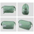 thumbnail image 5 of Makeup Bag Cosmetic Travel Bag Waterproof Organizer Case Toiletry Bag for Women Nylon Green, 5 of 6