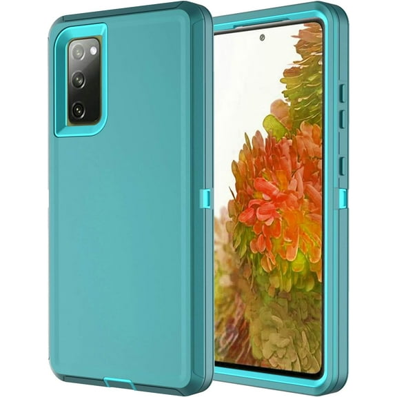 for Samsung Galaxy S20 FE Case 5G Protective Case Shockproof Drop Protection Full Body Rugged Heavy Duty Case Tough 3 in 1 Case for Samsung Galaxy S20 FE 5G (Mint)