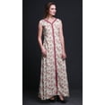thumbnail image 3 of Bimba Floral Printed Front Slit Sleeveless Summer Spring Women Maxi PartyÂ&nbsp;Dress-XXX-Large, 3 of 5