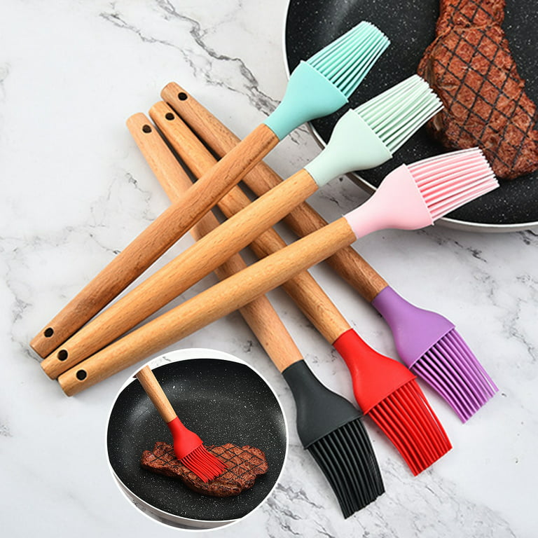 Silicone Basting Pastry Brush - Silicone Basting Brush for Grilling,Heat  Resistant Brushes Spread Oil Butter Sauce for Cooking Baking BBQ,Dishwasher  Safe - style:style3 