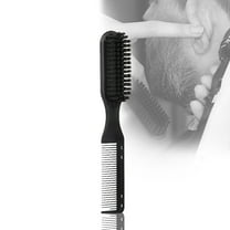 Hairdressing Striped Brush for Men, Beard Brush for Hair, Hair Styling Brush with Ergonomic Handle, Detangling and Defining Hairbrush for Oily Hair, Salon Dyeing and Broken Hair Tool