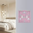 thumbnail image 4 of Yayeee Toggle Light Switch Wall Plate 3-Gang 6.37"x4.48" Decorative Outlet Cover, Ice Cream Rainbow Pattern, 4 of 7
