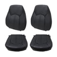 thumbnail image 1 of APPLAYERR Vehicle Spare Part for CTS 2008 2013 Front Driver and Passenger Leather Seat Covers Black 4PCS Set, 1 of 8