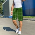 thumbnail image 6 of Susaid American Football Field Print Mens Shorts, Breathable Lounge Sleepwear Set with Elastic Waistband and Pockets-Large, 6 of 6