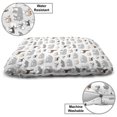 thumbnail image 3 of Animal Print Pet Bed, Geometric Fauna Zebra Camel Giraffe Bear Deer Design, Chew Resistant Pad for Dogs and Cats Cushion with Removable Cover, 24" x 39", Multicolor, by Ambesonne, 3 of 4