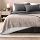 thumbnail image 2 of Manta de Cama Bare Home Sherpa Reversible Liviana Tamaño King Color Piedra, 2 of 6