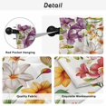 thumbnail image 5 of Spring Floral Tier Curtains, Summer Botanical Birds Colorful Vintage Light Filtering Kitchen Curtains, 2Pcs Rod Pocket Half Window Treatments Panels for Sink Cafe Cabinet Basement 27.5x45 Inches, 5 of 9